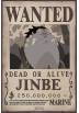 Poster Wanted Jinbe - One Piece (POSTER 52x38)