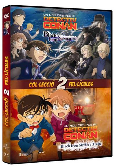 Pack Un Nou cas per al Detectiu Conan: Black Iron Submarine + Black Iron Mystery Train (Detective Conan V.O + Sub. Castellano)