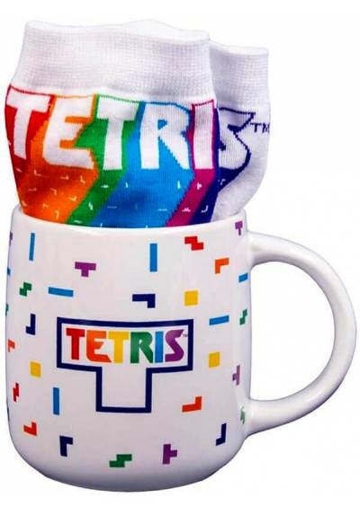 Taza Tetris Con Calcetines