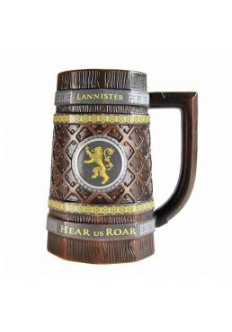 Jarra de cerveza medieval Lannister - Juego de Tronos