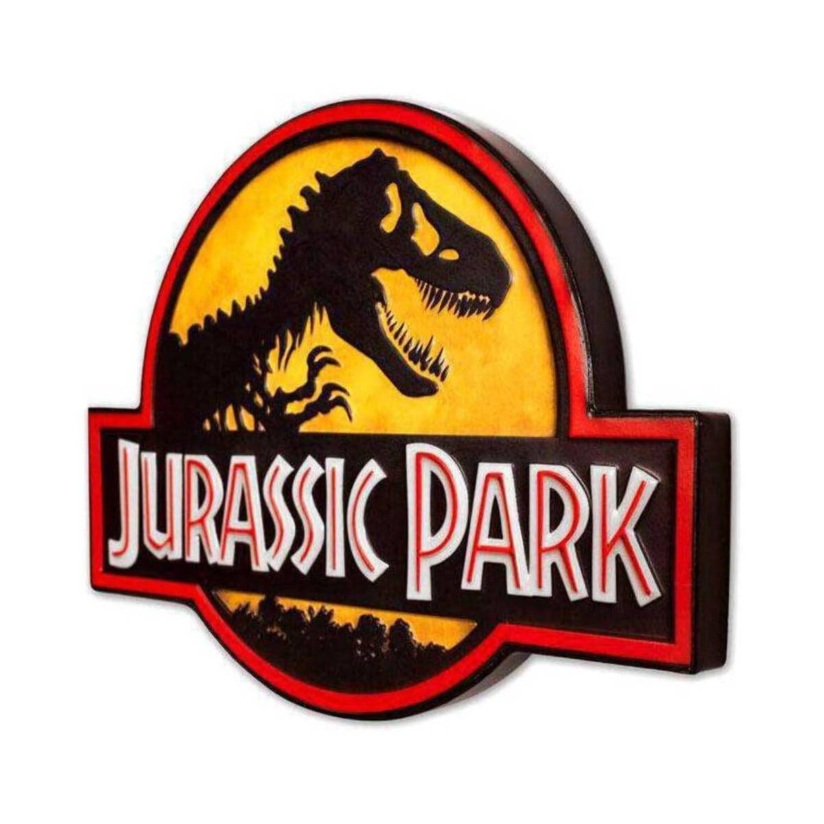 Placa Metalica Jurassic Park Logo 3395