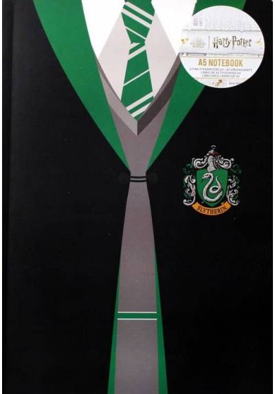 Cuaderno A5 Uniforme Slytherin - Harry Potter