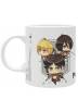 Taza Chibi Trio - Attack On Titan