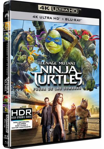 Ninja Turtles: Fuera de las sombras (4K Ultra HD + Blu-ray) (Teenage Mutant Ninja Turtles: Out of the Shadows)