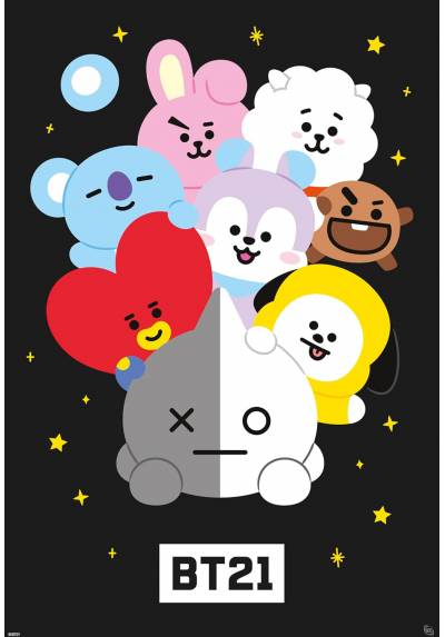 Poster Characters - BT21 (POSTER 61 x 91,5)