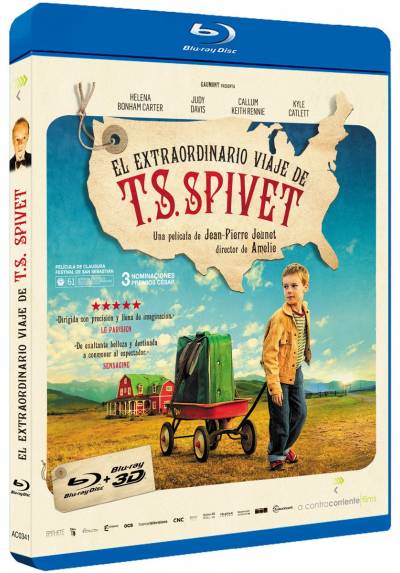 El extraordinario viaje de T.S. Spivet (Blu-ray) (L'extravagant voyage du jeune et prodigieux T. S. Spivet)