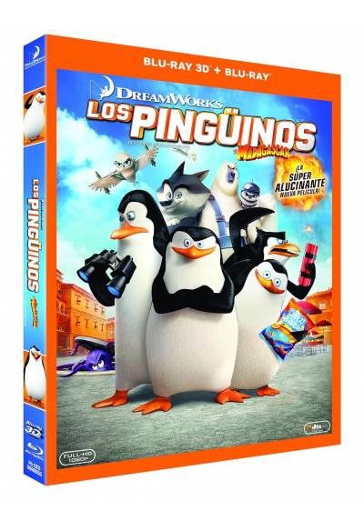 Los Pingüinos de Madagascar (Blu-ray 3D + Blu-ray) (The Penguins of Madagascar)