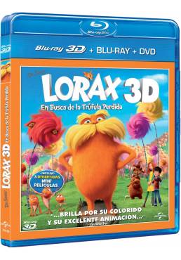 Lorax. En busca de la trufula perdida (Blu-ray 3D + Blu-ray + DVD)