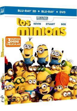 Los Minions (Blu-ray 3D + Blu-ray + DVD)