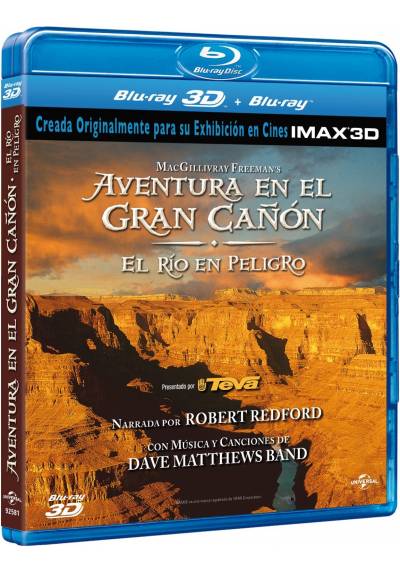 La Aventura Del Gran Cañon: El Rio en peligro (Blu-ray 3D + Blu-ray)