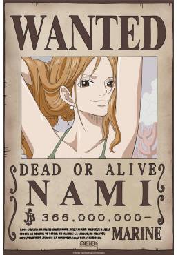 Poster Wanted Nami Wano - One Piece (POSTER 52x38)