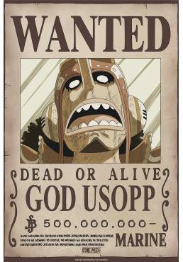 Poster Wanted Usopp Wano - One Piece (POSTER 52x38)