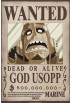 Poster Wanted Usopp Wano - One Piece (POSTER 52x38)