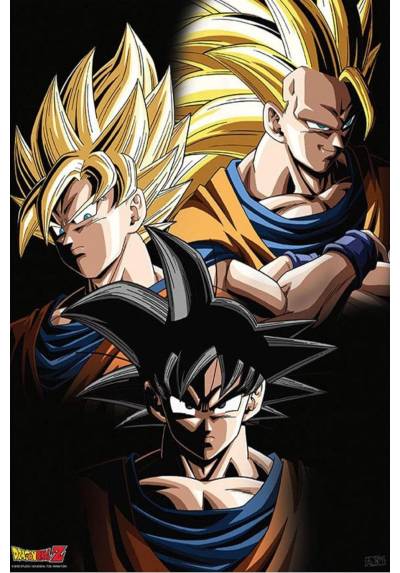 Poster Goku Transformacion - Dragon Ball (POSTER 52x38)