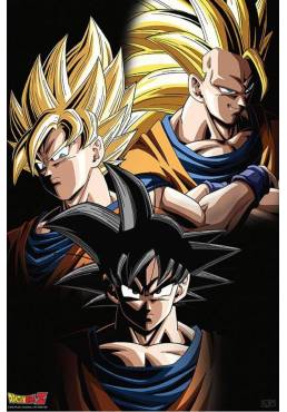 Poster Goku Transformacion - Dragon Ball (POSTER 52x38)