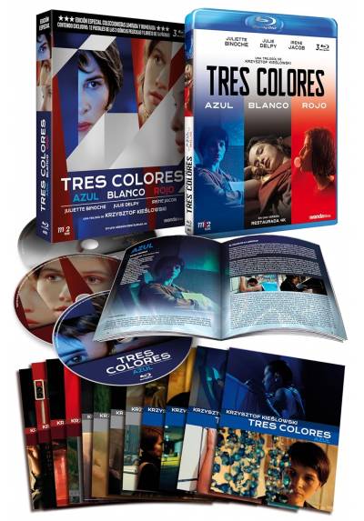 Trilogia Kieślowski: Tres colores Azul + Blanco + Rojo (Blu-ray) (Ed. Especial Limitada y Numerada con Funda)