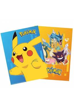 Set 2 Chibi Poster Colour Characters - Pokemon (POSTER 52x38)