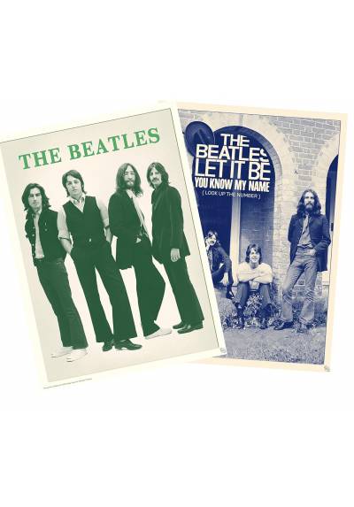 Set 2 Chibi Poster The Beatles - The Beatles (POSTER 52 x 38)