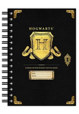 Cuadernos A5 Escudo Hogwards - Harry Potter