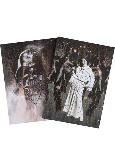 Cuadernos A5 Vader y Leia - Star Wars