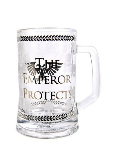 Jarra de cristal The Emperor Protects - Warhammer 40k