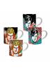 Set 2 mini Tazas Termicas Superman y Aquaman - DC COMICS