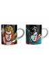 Set 2 mini Tazas Termicas Superman y Aquaman - DC COMICS