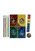 Conjunto Escolar Casas de Hogwarts - Harry Potter