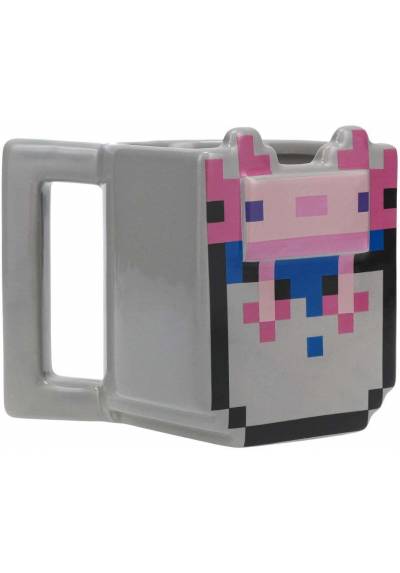 Taza 3D Axolotl - Minecraft