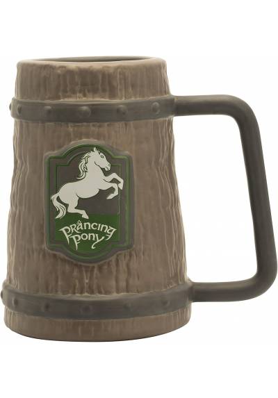 Jarra 3D Tankard Prancing Pony - El Señord e los Anillos