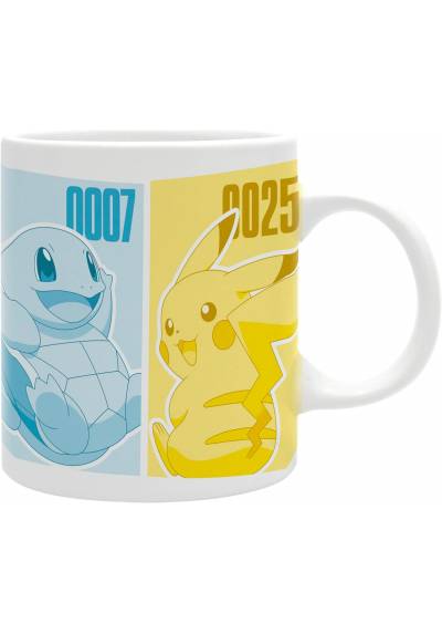 Taza Pikachu & Kanto Starters - Pokemon