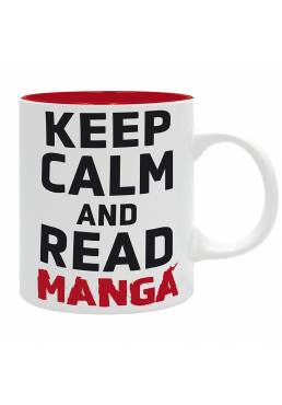 Taza Keep Calm and read Manga - Asian Art