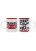 Taza Keep Calm and read Manga - Asian Art