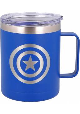 Taza Termo Capitan America - Marvel