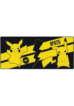 Alfombrilla XXL Pikachu - Pokemon (90cm x 40 cm x 3 mm)