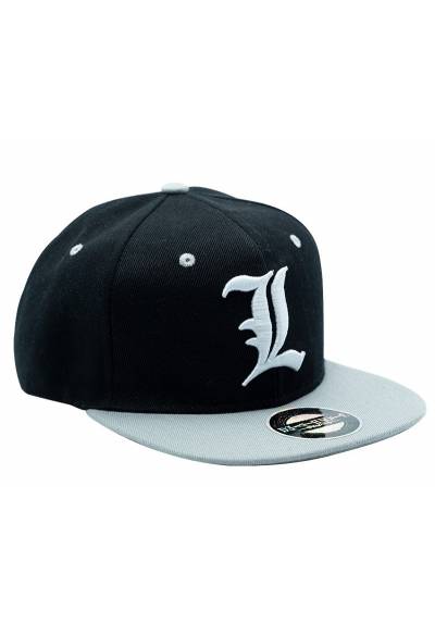 Gorra con simbolo Negra y Gris Adulto - Death Note