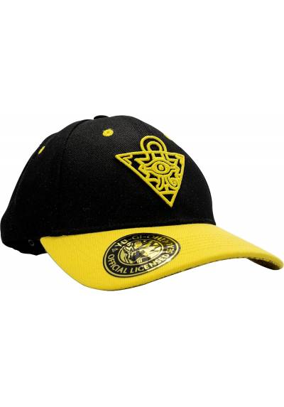 Gorra Escudo Milenario Negra y Amarillo Adulto - Yu-Gi-Oh!