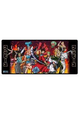 Alfombrilla Raton XXL - Battle in Wano - One Piece (90cm x 40 cm x 3 mm)