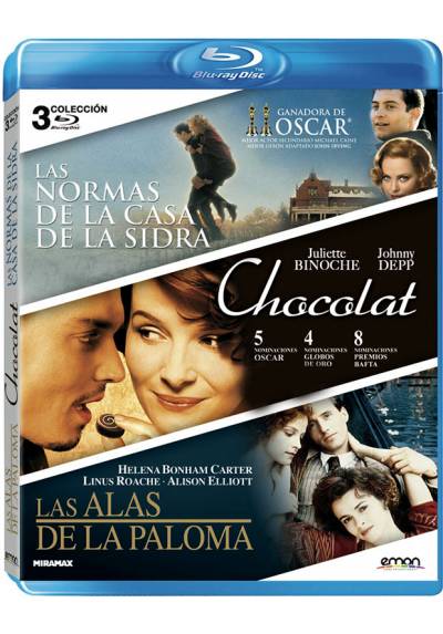 Triple Pack: Las Normas De La Casa De La Sidra + Chocolat + Las Alas De La Paloma (Blu-Ray)