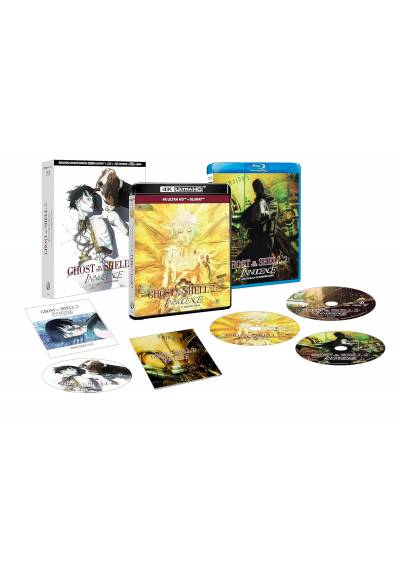 Ghost In The Shell 2 - Innocence (4K Ultra HD +Blu-Ray + Dvd + Extras + CD+ Libro)