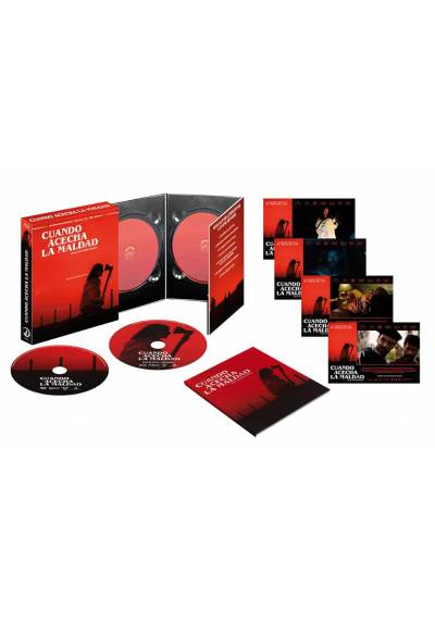 Cuando acecha la maldad (Pelicula + Blu-ray + DVD + Booklet)