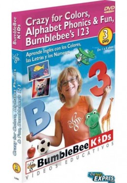 Aprende Inglés con los Colores, las Letras y los Números (Crazy Colors, Alphabet Phonics & Fun, Bumblebee's 123)