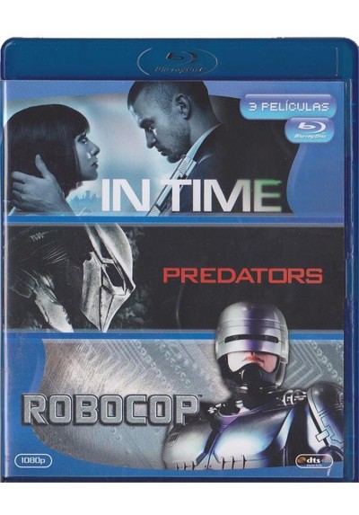 In Time / Predators / Robocop (Blu-Ray)