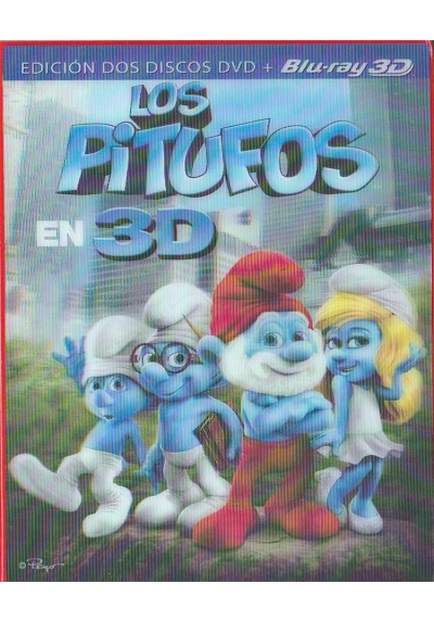 Los Pitufos (Blu-Ray 3d + Blu-Ray + Dvd) (The Smurfs)
