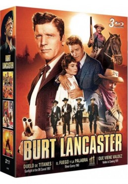Pack Burt Lanzaster: Duelo De Titanes / El Fuego Y La Palabra / Que Viene Valdez (Blu-Ray)