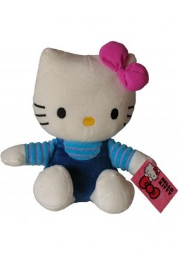 Hello Kitty Azul - 21 cms.