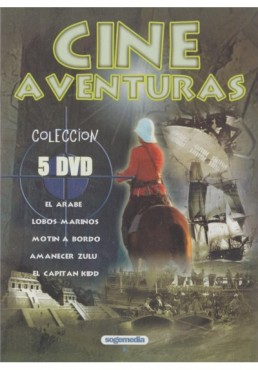 Coleccion Cine de Aventuras El Arabe + Lobos Marinos + Motin a Bordo +  Amanecer Zulu + El Capitan Kidd