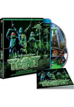 Las Tortugas Ninja : La Pelicula Original / Las Tortugas Ninja 2 : El Secreto De Los Mocos Verdes (Blu-Ray + Libro)
