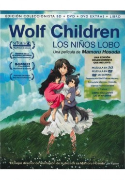 Wolf Children (Blu-Ray + Dvd + Dvd Extras + Libro) (Ed. Coleccionista) (Los Niños Lobo)