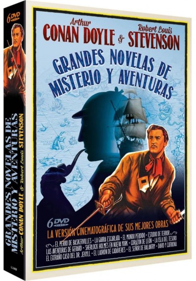 Pack Grandes Novelas de Misterio y Aventuras: Arthur Conan Doyle & Robert Louis Stevenson